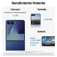 Samsung Galaxy Z Flip7 Plegable con IA Negro Oscuro - 256GB - 12GB - 5G