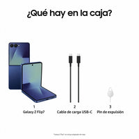 Samsung Galaxy Z Flip7 Plegable con IA Azul Intenso - 512GB - 12GB - 5G