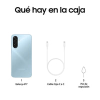 Samsung Galaxy A17 Azul 4G - 128GB - 4GB Super AMOLED
