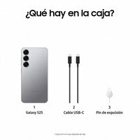 Samsung Galaxy S25 con IA Gris - 256GB - 12GB - 5G