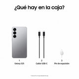 Samsung Galaxy S25 con IA Gris - 256GB - 12GB - 5G