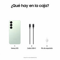 Samsung Galaxy S25 con IA Verde Menta - 256GB - 12GB - 5G