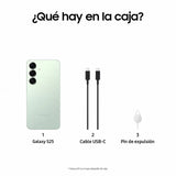 Samsung Galaxy S25 con IA Verde Menta - 256GB - 12GB - 5G