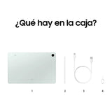 Samsung Galaxy Tab S9 FE Plus 5G 12,4" Verde (128GB+8GB)