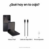 Samsung Galaxy Z Flip7 Plegable con IA Negro Oscuro - 256GB - 12GB - 5G