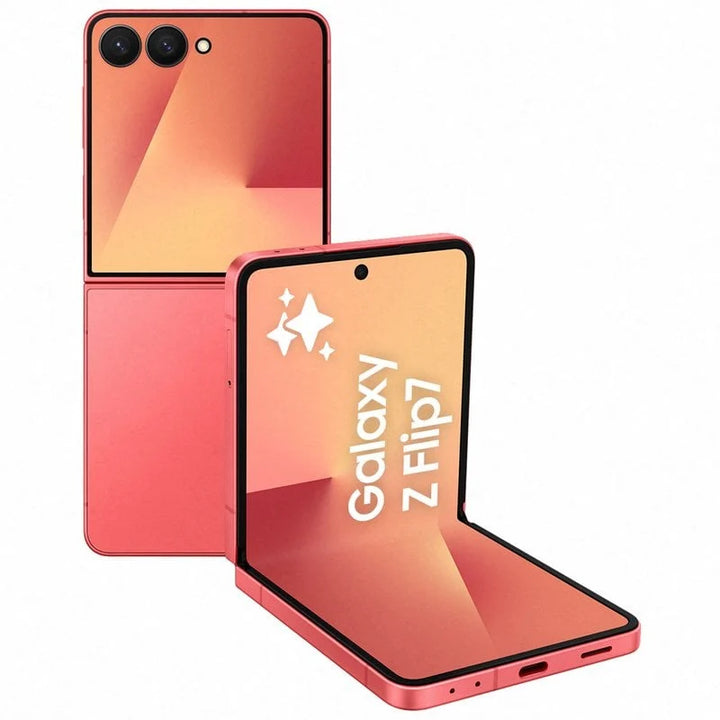Samsung Galaxy Z Flip7 Plegable con IA Rojo Coral - 256GB - 12GB - 5G