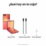 Samsung Galaxy Z Flip7 Plegable con IA Rojo Coral - 256GB - 12GB - 5G