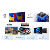 TCL QLED 43P7K 43" - Smart Tv - UltraHD 4K Dolby Atmos Google TV