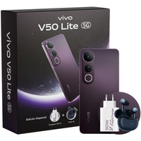 Vivo V50 Lite 5G Negro Fantasma - 256GB - 8GB - AMOLED 6500mAh