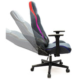 Woxter Stinger Station Elite Silla Gaming Tela RGB Azul/Rosa