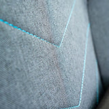 Woxter Stinger Station Elite Silla Gaming Tela RGB Azul/Rosa