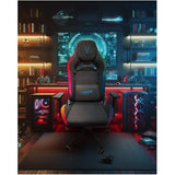 Woxter Stinger Station Elite Silla Gaming Tela RGB Azul/Rosa