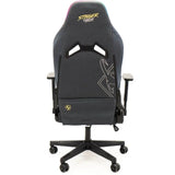 Woxter Stinger Station Elite Silla Gaming Tela RGB Dorada/Plata