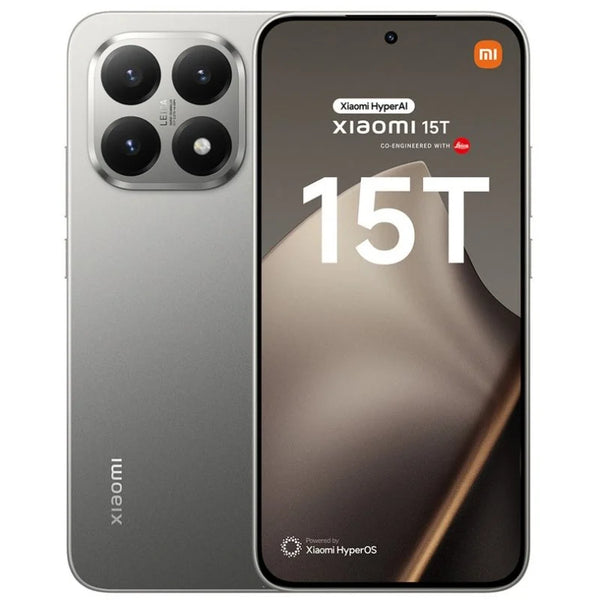 Xiaomi 15T Gris - 256GB - 12GB AMOLED 5G Dual SIM Cámara Leica 50MP