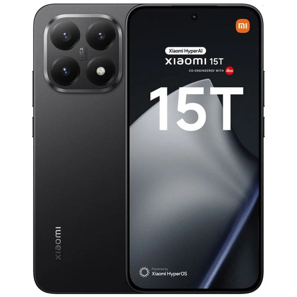 Xiaomi 15T Negro - 256GB - 12GB AMOLED 5G Dual SIM Cámara Leica 50MP