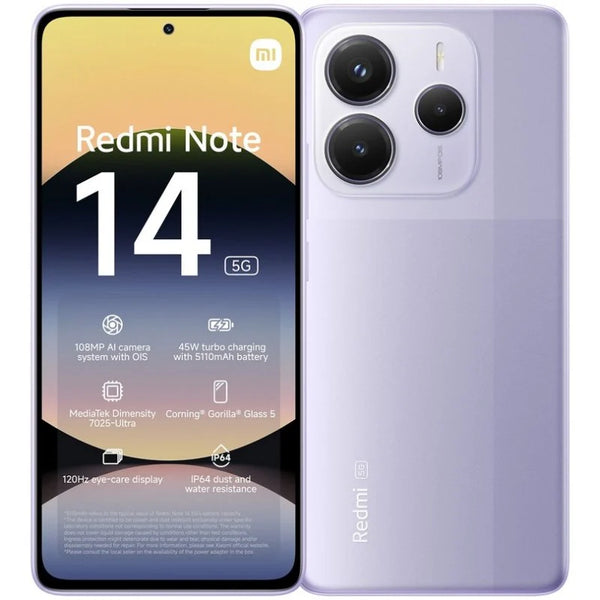 Xiaomi Redmi Note 14 5G Violeta Lavanda - 256GB - 8GB