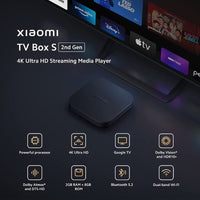 Xiaomi TV Box S 2nd Gen UltraHD 4K 8GB WiFi Negro