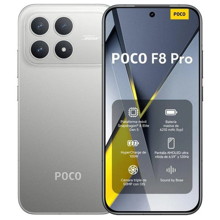 Xiaomi POCO F8 Pro Titanio Plateado - 256GB - 12GB - 5G