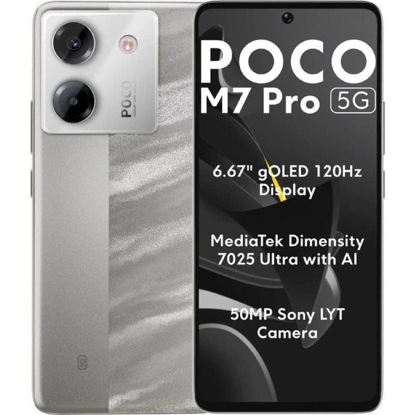 Xiaomi POCO M7 Pro Plata - 512GB - 12GB - 5G