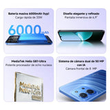 Xiaomi Redmi 15C Carga Rápida 33W Verde Menta - 128GB - 4GB