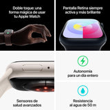 Apple Watch Series 9 | GPS | 41mm | Caja Aluminio Medianoche | correa Loop deportiva Medianoche | Talla única - MR8Y3QL/A