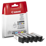 Multipack Canon Cli-580 Negro + Cli 581 Cian - Magenta - Amarillo y Negro Original