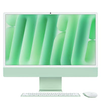 Apple iMac 24" 4,5K Chip M4 | 16GB RAM | 256GB SSD | CPU 10 núcleos | GPU 10 núcleos | Vidrio estándar | Magic Keyboard con Touch ID | Gigabite Ethernet | Verde - MWUY3Y/A