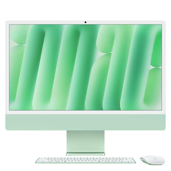 Apple iMac 24" 4,5K Chip M4 | 24GB RAM | 512GB SSD | CPU 10 núcleos | GPU 10 núcleos | Vidrio estándar | Magic Keyboard con Touch ID | Gigabite Ethernet | Verde - MD2Q4Y/A