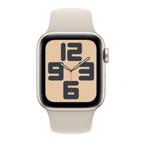 Apple Watch SE | GPS + Cellular | 44mm | Caja Aluminio Blanco | Correa deportiva Blanco Estrella | M/L - MRGX3QL/A