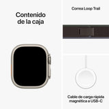 Apple Watch Ultra 2 | GPS + Cellular | 49mm | Caja Titanio | correa Loop Trail Azul/Negro | Talla M/L - MRF63TY/A