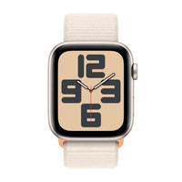 Apple Watch SE | GPS + Cellular | 44mm | Caja Aluminio Blanco | Correa Loop deportiva Blanco Estrella - MRH23QL/A