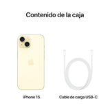 Apple iPhone 15 256GB Amarillo - MTP83QL/A