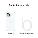 Apple iPhone 15 128GB Azul - MTP43QL/A