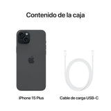 Apple iPhone 15 Plus 512GB Negro - MU1H3QL/A
