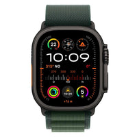 Apple Watch Ultra 2 | GPS + Cellular | 49mm | Caja en Titanio Negro | Correa Loop Alpine Verde oscuro | Talla L - MX4T3TY/A