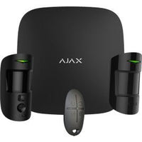 Kit de Alarma Profesional Ajax Negra (Central Hub2- Sensor Pir con Camara - Sensor Pir - Mando) - CSYSTEM REINOSA