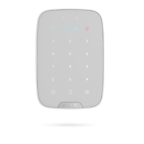 Teclado inalámbrico para sistema de alarma Ajax Keypad Blanco (Con Lector RFID)