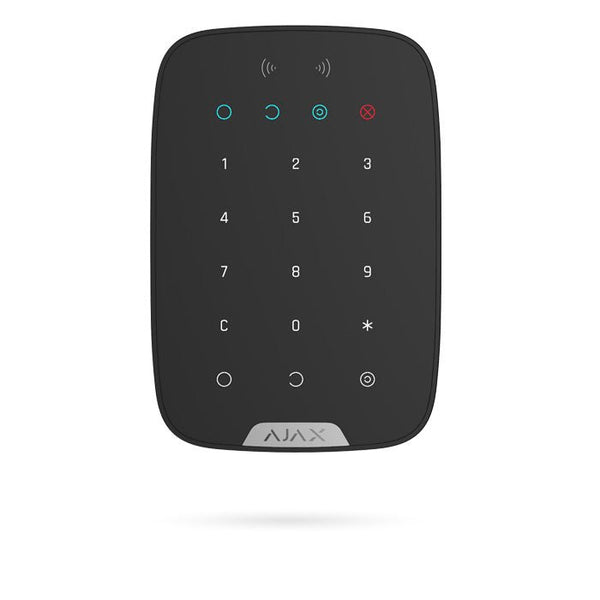 Teclado inalámbrico para sistema de alarma Ajax Keypad Negro (Con Lector RFID)