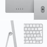 Apple iMac 24" 4,5K Chip M1 | 8GB RAM | 256GB SSD | GPU 8 núcleos | Plata - MGPC3Y/A