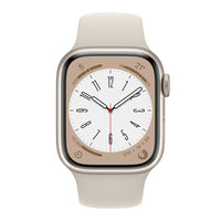 Apple Watch Series 8 GPS 45mm Caja Aluminio Blanco estrella Correa deportiva blanco estrella - MNP23TY/A