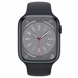Apple Watch Series 8 GPS 45mm Caja Aluminio Medianoche Correa deportiva Negra - MNP13TY/A