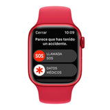 Apple Watch Series 8 GPS 45mm Caja Aluminio (PRODUCT)RED Correa deportiva (PRODUCT)RED - MNP43TY/A
