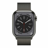 Apple Watch Series 8 GPS + Cellular 41mm Caja Acero Inoxidable Grafito Pulsera Milanese Loop Grafito - MNJM3TY/A