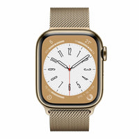 Apple Watch Series 8 GPS + Cellular 41mm Caja Acero Inoxidable Oro Pulsera Milanese Loop Oro - MNJF3TY/A