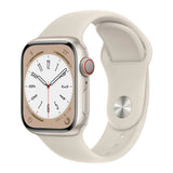 Apple Watch Series 8 GPS + Cellular 45mm Caja Aluminio Blanco estrella Correa deportiva blanco estrella - MNK73TY/A