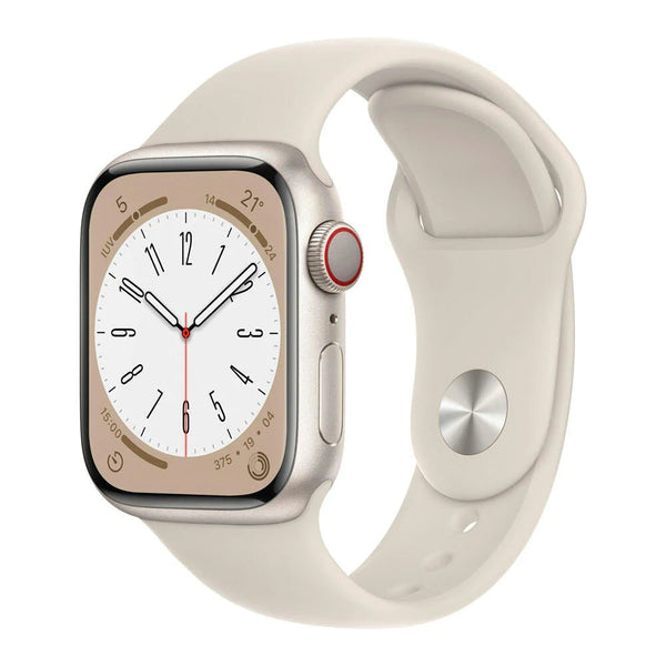 Apple Watch Series 8 GPS + Cellular 45mm Caja Aluminio Blanco estrella Correa deportiva blanco estrella - MNK73TY/A - CSYSTEM REINOSA