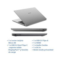 Medion Akoya E16401 MD62264 - 16,1" - i5-1135G7 - 8GB - 512GB SSD - FreeDos