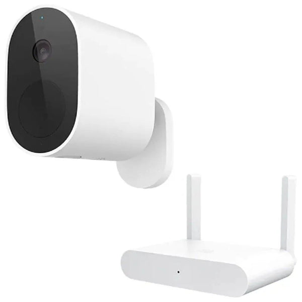 Xiaomi Mi Wireless Outdoor Security Kit Cámara de Vigilancia + Receptor WiFi Blanco