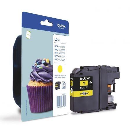 Brother LC123Y Amarillo Original - CSYSTEM REINOSA