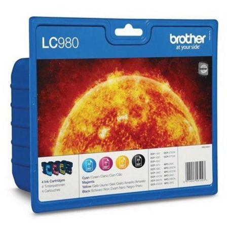 Brother LC980 Value Pack Negro/Color Original